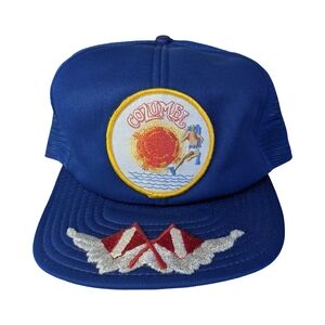 Vintage 80s/90s Foam Front Mesh Back Trucker Hat, Cozumel Tourist Hat